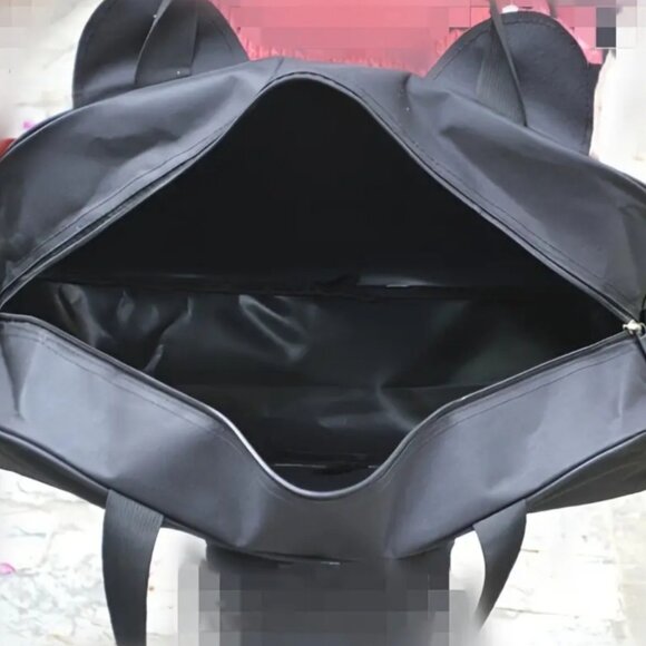 Sanrio NWT Hello Kitty Black Duffle Bag — For Travel / Weekend Bag / Gym - Picture 4 of 6